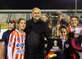 Perotti encabezó la ceremonia de premiación en la Copa Santa Fe de mujeres
