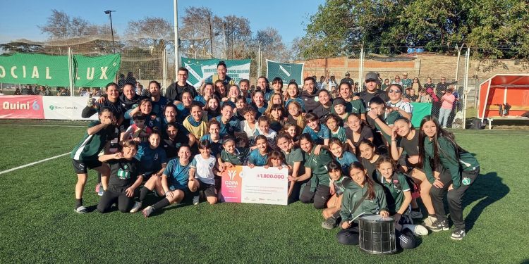 Fútbol femenino: Social Lux avanzó a la final del certamen