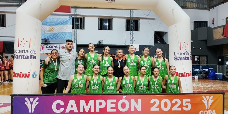 Ben Hur de Rosario es el campeón de la Copa Santa Fe de básquet femenino U15